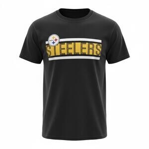Pittsburg Steelers Graphic Tee Black Adult M